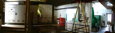 L'intérieur de la centrale de Navarrenx L'intérieur de la centrale de Navarrenx